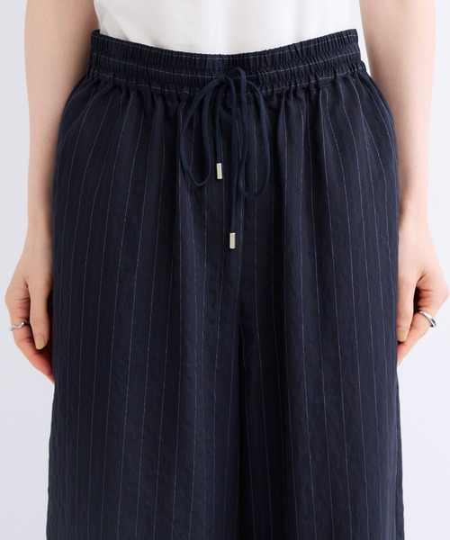 ADAM ET ROPE'(アダムエロペ)の「N/Rダブルストライプイージーワイドパンツ/セットアップ対応(その他パンツ・レディース・ブルー系その他/ブラウン系その他・FREE)」の14枚目の写真