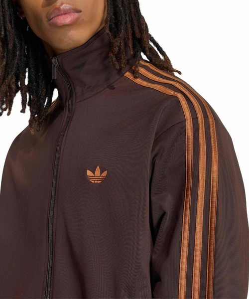 adidas(アディダス)の「adidas FIREBIRD TRACK TOP / アディダス ファイヤーバード トラックトップ(ジャージ・メンズ・ブラウン・M/L/XL/XXL/S)」の3枚目の写真