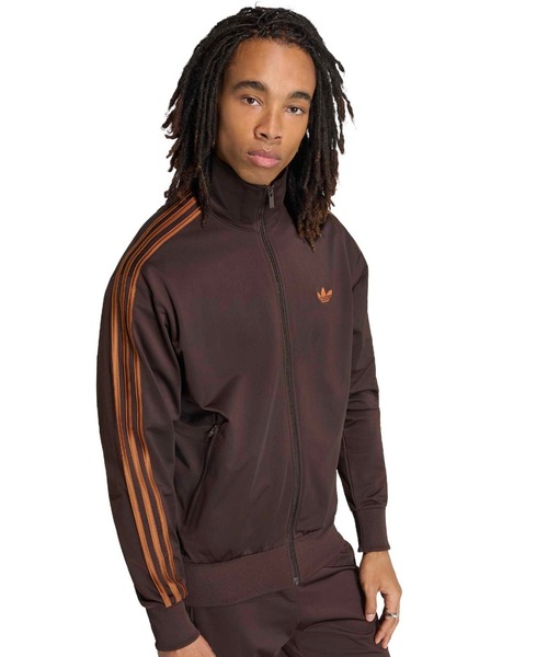 adidas(アディダス)の「adidas FIREBIRD TRACK TOP / アディダス ファイヤーバード トラックトップ(ジャージ・メンズ・ブラウン・M/L/XL/XXL/S)」の2枚目の写真