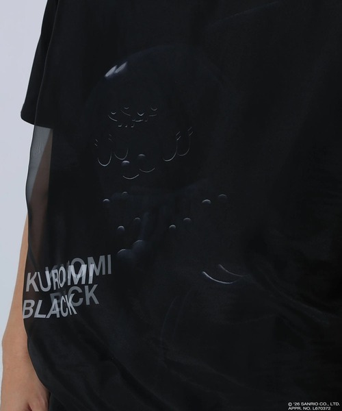 TRIPPY ART(トリッピーアート)の「KUROMI BLACK(Tシャツ/カットソー・レディース・ブラック/ホワイト・X-LARGE/LARGE/MEDIUM/SMALL)」の4枚目の写真
