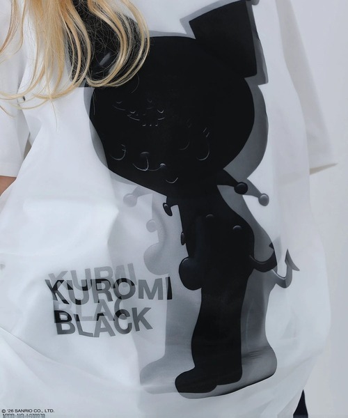 TRIPPY ART(トリッピーアート)の「KUROMI BLACK(Tシャツ/カットソー・レディース・ブラック/ホワイト・X-LARGE/LARGE/MEDIUM/SMALL)」の9枚目の写真