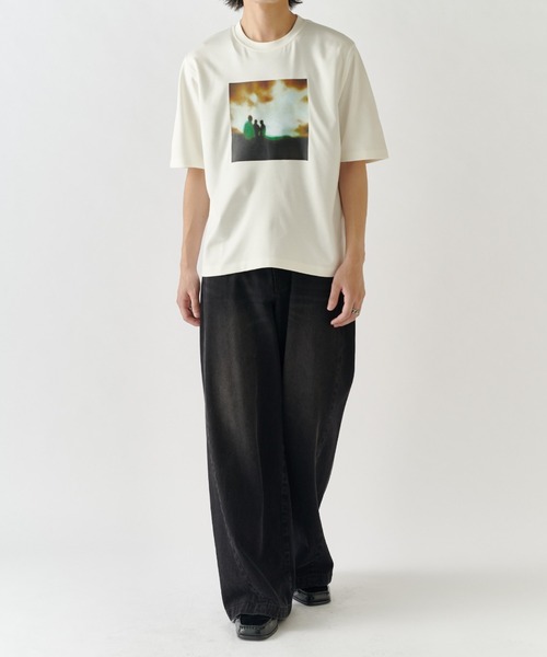 Lui's(ルイス)の「out of focus Tシャツ / Sunset(Tシャツ/カットソー・メンズ・ブラック/チャコールグレー/ホワイト・S/M)」の17枚目の写真