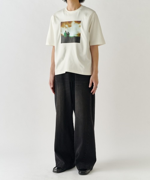 Lui's(ルイス)の「out of focus Tシャツ / Sunset(Tシャツ/カットソー・メンズ・ブラック/チャコールグレー/ホワイト・S/M)」の18枚目の写真