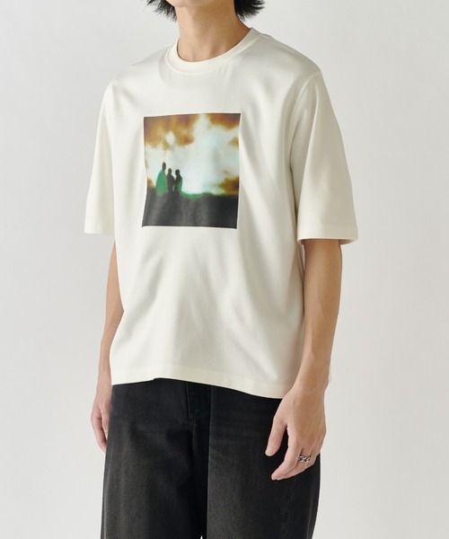 Lui's(ルイス)の「out of focus Tシャツ / Sunset(Tシャツ/カットソー・メンズ・ブラック/チャコールグレー/ホワイト・S/M)」の13枚目の写真