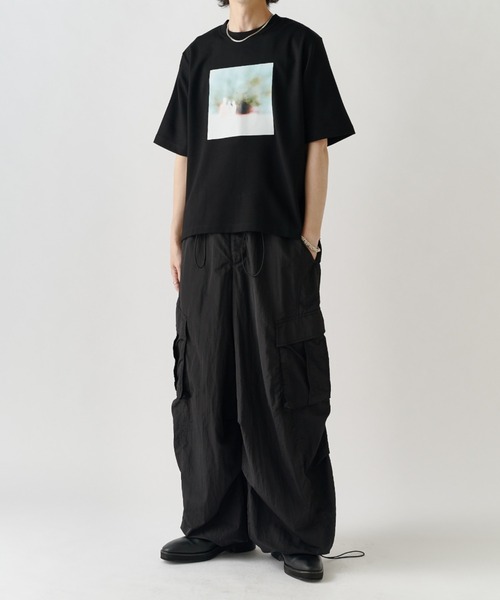 Lui's(ルイス)の「out of focus Tシャツ / Sunset(Tシャツ/カットソー・メンズ・ブラック/チャコールグレー/ホワイト・S/M)」の7枚目の写真
