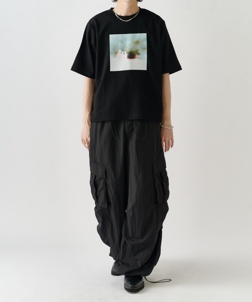 Lui's(ルイス)の「out of focus Tシャツ / Sunset(Tシャツ/カットソー・メンズ・ブラック/チャコールグレー/ホワイト・S/M)」の8枚目の写真
