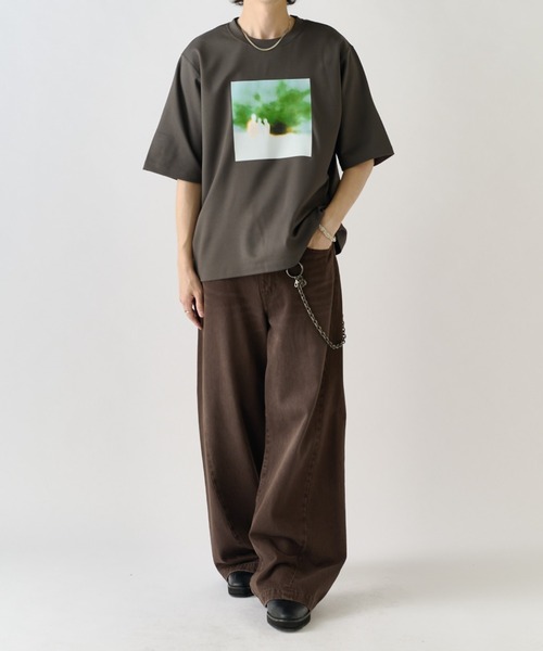 Lui's(ルイス)の「out of focus Tシャツ / Sunset(Tシャツ/カットソー・メンズ・ブラック/チャコールグレー/ホワイト・S/M)」の9枚目の写真
