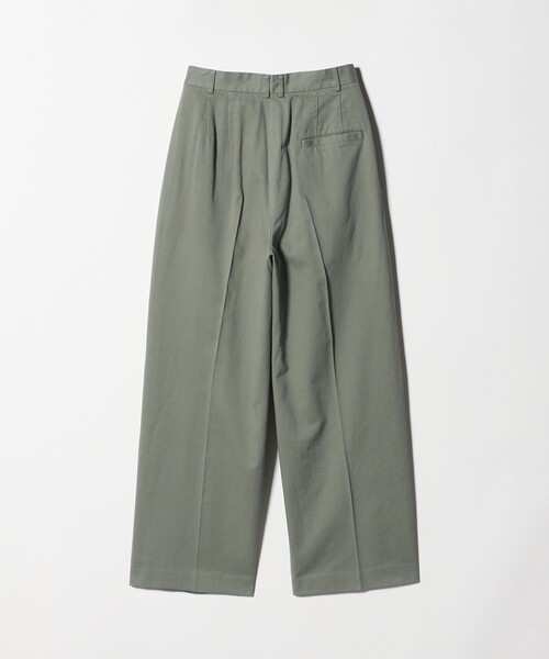 6（ロク）の「＜6(ROKU)＞コットンレーヨン タックパンツ 26FW（その他パンツ・レディース・オリーブ・34/38/36/32）」の10枚目の写真