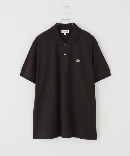 LACOSTE（ラコステ）の「【LACOSTE / ラコステ】 L1212LJ-99（ポロシャツ・レディース・ベージュ/ネイビー/ブラウン・X-LARGE）」の2枚目の写真