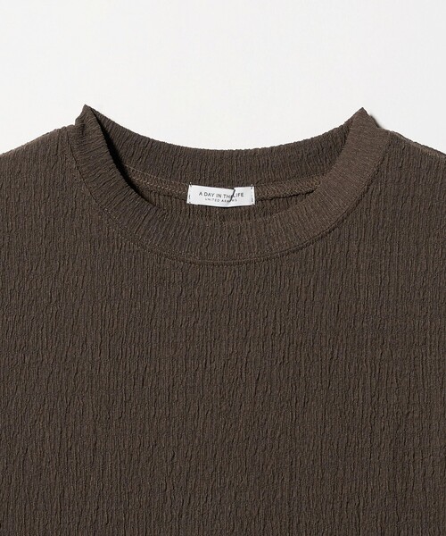 A DAY IN THE LIFE UNITED ARROWS(アデイインザライフユナイテッドアローズ)の「シャーリング ノースリーブワンピース <A DAY IN THE LIFE>(ワンピース・レディース・ダークグリーン/オレンジ/モカ・FREE)」の10枚目の写真