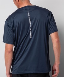 (SA) 軽量 ストレッチ ロゴ 半袖 Tシャツ