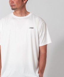 (SA) 軽量 ストレッチ ロゴ 半袖 Tシャツ