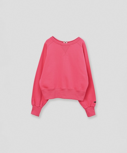 kha:ki(カーキ)の「「KHA:KI / カーキ」2WAY SWEAT SHIRT(Tシャツ/カットソー・レディース・ピンク/ブラウン/アッシュグレー/ブラック・FREE)」の4枚目の写真