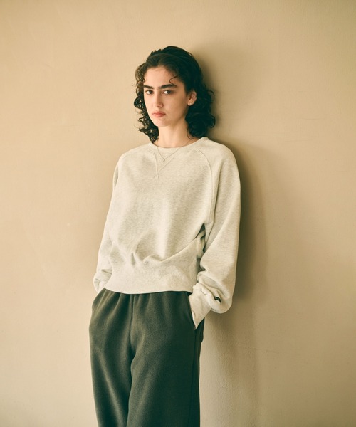 kha:ki(カーキ)の「「KHA:KI / カーキ」2WAY SWEAT SHIRT(Tシャツ/カットソー・レディース・ピンク/ブラウン/アッシュグレー/ブラック・FREE)」の5枚目の写真