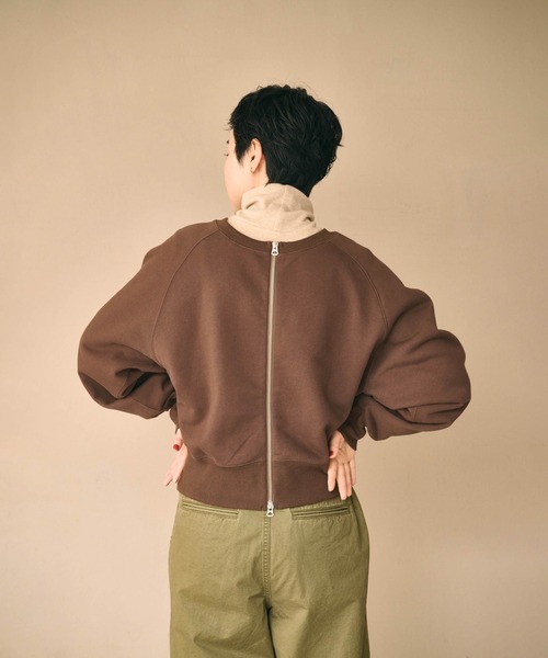 kha:ki(カーキ)の「「KHA:KI / カーキ」2WAY SWEAT SHIRT(Tシャツ/カットソー・レディース・ピンク/ブラウン/アッシュグレー/ブラック・FREE)」の20枚目の写真