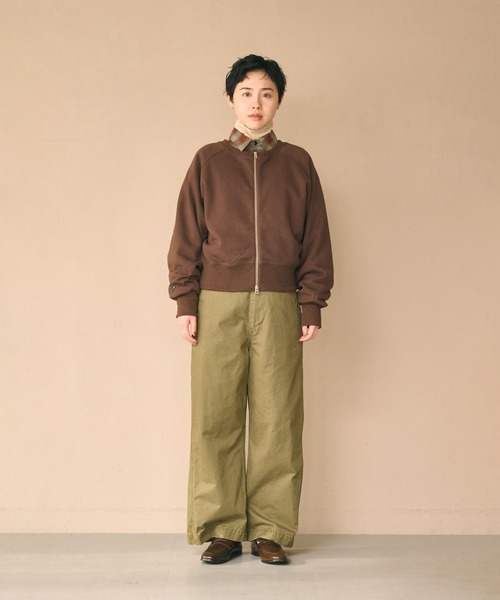 kha:ki(カーキ)の「「KHA:KI / カーキ」2WAY SWEAT SHIRT(Tシャツ/カットソー・レディース・ピンク/ブラウン/アッシュグレー/ブラック・FREE)」の21枚目の写真