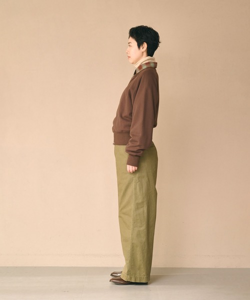kha:ki(カーキ)の「「KHA:KI / カーキ」2WAY SWEAT SHIRT(Tシャツ/カットソー・レディース・ピンク/ブラウン/アッシュグレー/ブラック・FREE)」の22枚目の写真