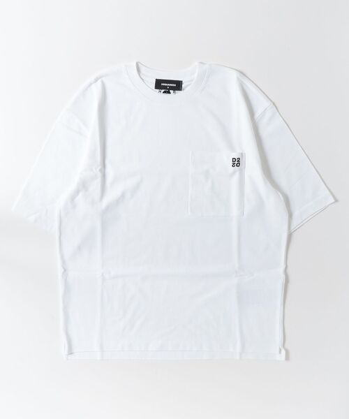 DSQUARED2（ディースクエアード）の「Twin Pack Loose Fit Tee/0262（Tシャツ/カットソー・メンズ・ホワイト×ブラック・L/M/XL）」の2枚目の写真