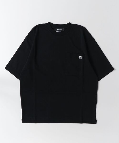 DSQUARED2（ディースクエアード）の「Twin Pack Loose Fit Tee/0262（Tシャツ/カットソー・メンズ・ホワイト×ブラック・L/M/XL）」の4枚目の写真