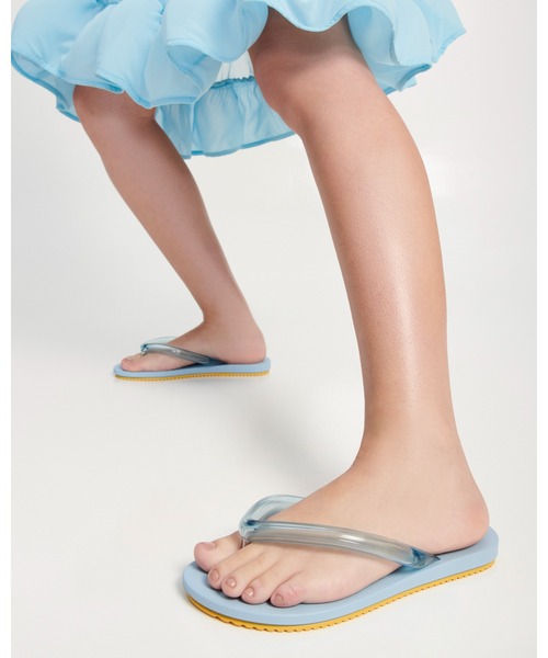 melissa(メリッサ)の「MELISSA FLIP FLOP AIRFLOW AD(サンダル・レディース・ブラック/ピンク/ホワイト/サックスブルー/オレンジ/ブラウン・39/38/37/35-36)」の8枚目の写真