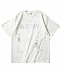 HOUSTON ヒューストン PIGMENT ARMY PRINT TEE ピグメント アーミープリント 半袖Tシャツ
