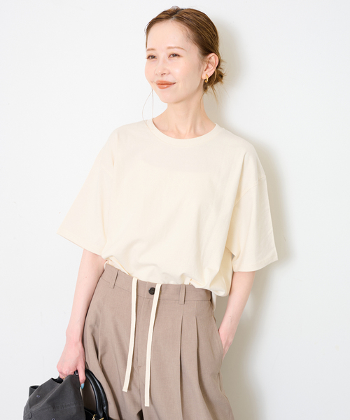 SCREEN STARS(スクリーンスターズ)の「SCREEN STARS/スクリーンスターズ SLOBE別注 ニュースペーパーTEE(Tシャツ/カットソー・レディース・アイボリー/ホワイト・FREE)」の15枚目の写真