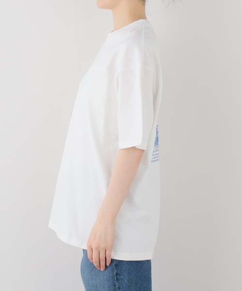 SCREEN STARS(スクリーンスターズ)の「SCREEN STARS/スクリーンスターズ SLOBE別注 ニュースペーパーTEE(Tシャツ/カットソー・レディース・アイボリー/ホワイト・FREE)」の20枚目の写真