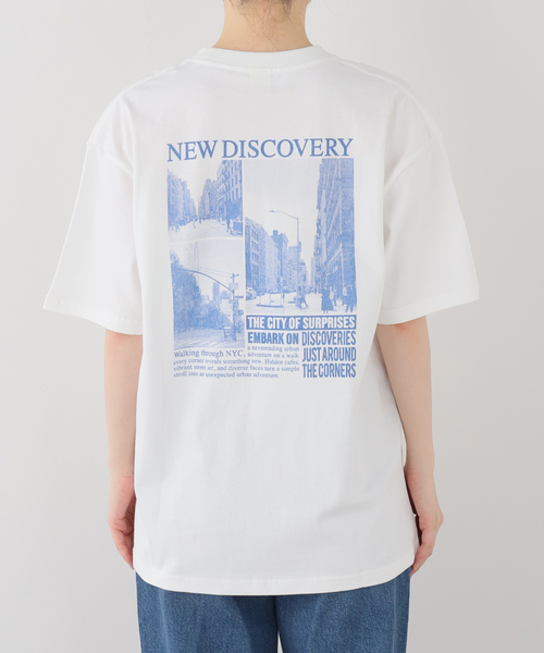SCREEN STARS(スクリーンスターズ)の「SCREEN STARS/スクリーンスターズ SLOBE別注 ニュースペーパーTEE(Tシャツ/カットソー・レディース・アイボリー/ホワイト・FREE)」の21枚目の写真