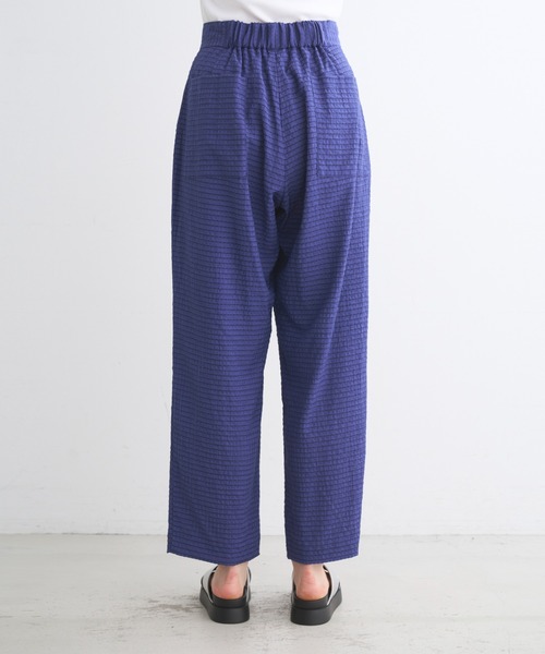 three dots(スリードッツ)の「ヴェールプレイド パンツ(その他パンツ・レディース・ブラック/ブルー/オフホワイト・MEDIUM/SMALL)」の13枚目の写真
