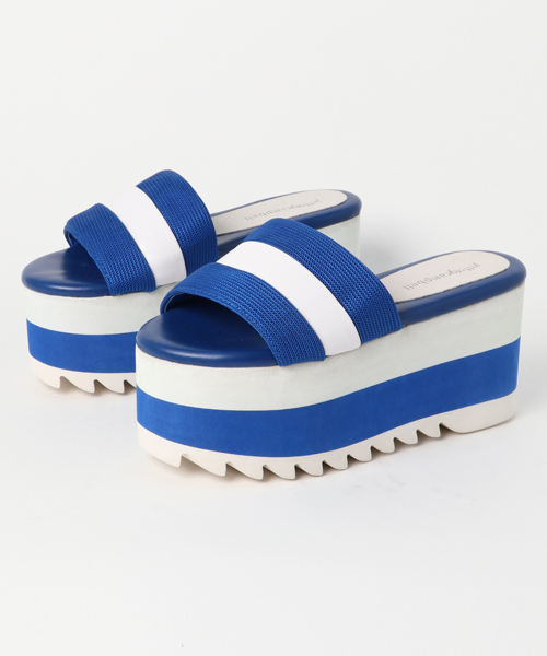 Jeffrey Campbell(ジェフリーキャンベル)の「ボーダー厚底サンダル(サンダル・レディース・レッド/ブルー・36/37/38)」の11枚目の写真
