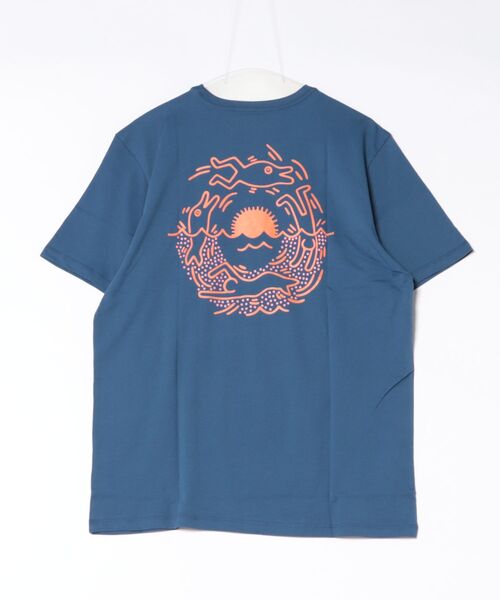 Hurley (ハーレー)の「【Hurley:ハーレー】キース・ヘリング シースケープ ショートスリーブ Tシャツ バックプリント KH SEASCAPE SS(Tシャツ/カットソー・メンズ・ブルー・X-LARGE/SMALL/MEDIUM/LARGE)」の7枚目の写真