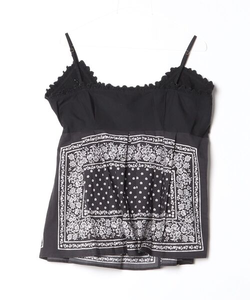 INDIA IS BEAUTIFUL（インディアイズビューティフル）の「【ROSE BUD別注】INDIA IS BEAUTIFUL/BLACK BANDANA CAMISOLE（キャミソール・レディース・ブラック・ONE SIZE）」の13枚目の写真