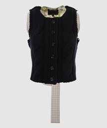 Meryll Rogge（メリル ロッゲ）の「CREWNECK VEST W/BELT（ベスト）」