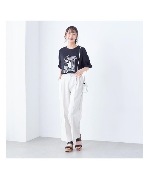 Disney（ディズニー）の「ユニセックススーベニアTシャツ （選べるキャラクター）（Tシャツ/カットソー・レディース・ブラック/ホワイト系その他2/ホワイト系その他/ブルー/ホワイト/ホワイト系その他4/スミクロ/ホワイト系その他3/ブラック系その他・S～Ｍ/L～LL）」の14枚目の写真