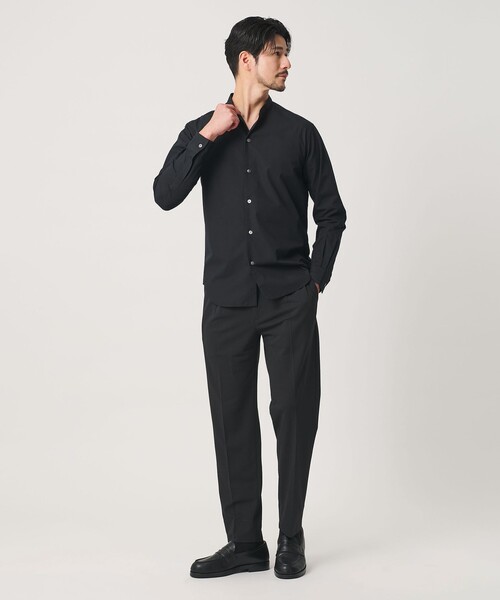 BEAUTY&YOUTH UNITED ARROWS(ビューティーアンドユースユナイテッドアローズ)の「【WEB限定 WARDROBE SMART】コットン バンドカラー スキッパー シャツ(シャツ/ブラウス・メンズ・コバルトブルー/ホワイト/ブラック/その他1・S/M/L/XL)」の6枚目の写真