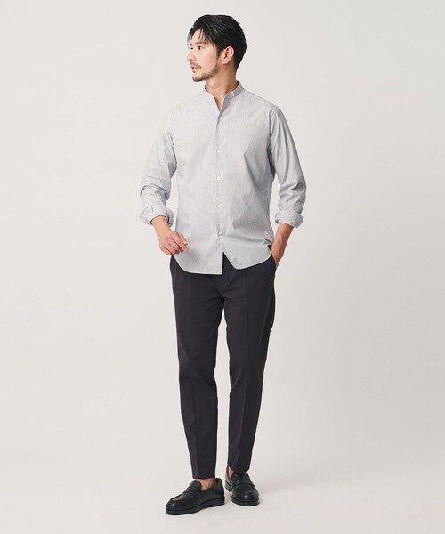 BEAUTY&YOUTH UNITED ARROWS(ビューティーアンドユースユナイテッドアローズ)の「【WEB限定 WARDROBE SMART】コットン バンドカラー スキッパー シャツ(シャツ/ブラウス・メンズ・コバルトブルー/ホワイト/ブラック/その他1・S/M/L/XL)」の17枚目の写真