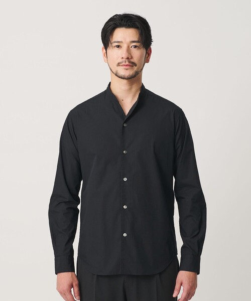 BEAUTY&YOUTH UNITED ARROWS(ビューティーアンドユースユナイテッドアローズ)の「【WEB限定 WARDROBE SMART】コットン バンドカラー スキッパー シャツ(シャツ/ブラウス・メンズ・コバルトブルー/ホワイト/ブラック/その他1・S/M/L/XL)」の18枚目の写真