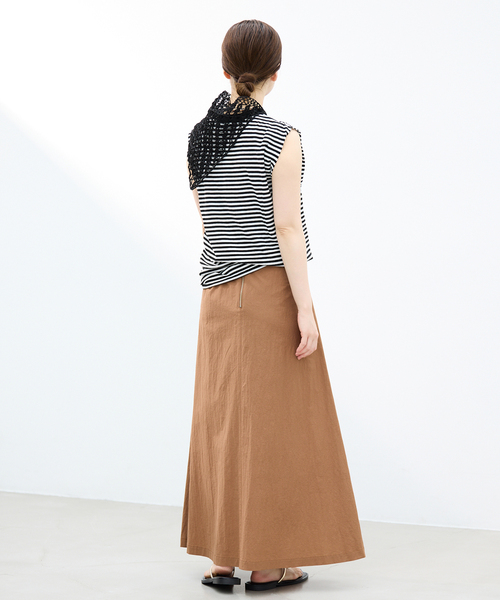 IENA(イエナ)の「《追加》ATON/エイトン FRESCA SINGLEJERSEY NS ノースリーブ(Tシャツ/カットソー・レディース・ブラック系その他・FREE)」の16枚目の写真
