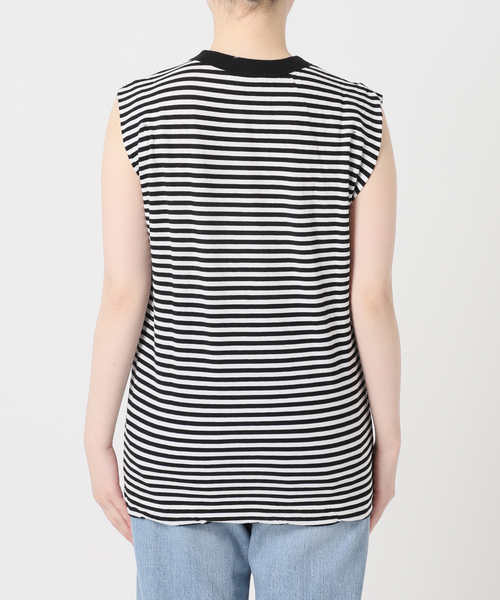 IENA(イエナ)の「《追加》ATON/エイトン FRESCA SINGLEJERSEY NS ノースリーブ(Tシャツ/カットソー・レディース・ブラック系その他・FREE)」の19枚目の写真