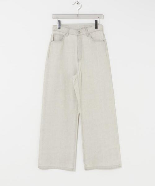 PICCADILLY(ピカデリー)の「『別注』PICCADILLY×URBAN RESEARCH デニムストレートパンツ(デニムパンツ・レディース・ライトインディゴブルー/グレー系その他・40/38/36)」の8枚目の写真