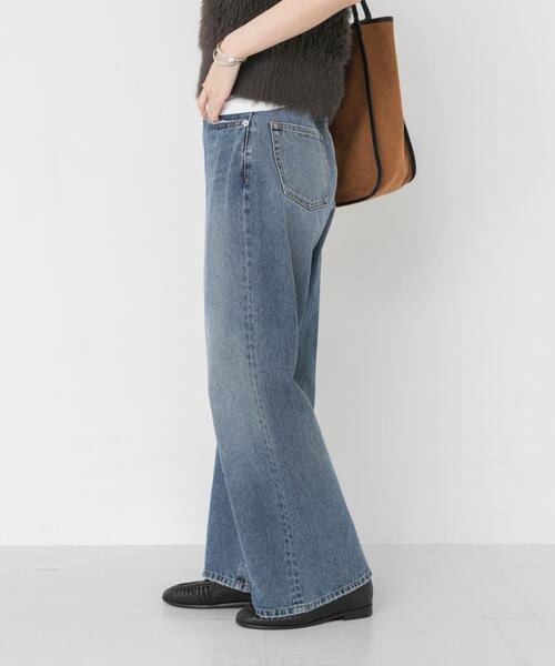 PICCADILLY(ピカデリー)の「『別注』PICCADILLY×URBAN RESEARCH デニムストレートパンツ(デニムパンツ・レディース・ライトインディゴブルー/グレー系その他・40/38/36)」の11枚目の写真