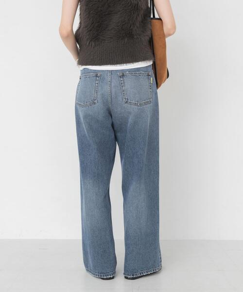 PICCADILLY(ピカデリー)の「『別注』PICCADILLY×URBAN RESEARCH デニムストレートパンツ(デニムパンツ・レディース・ライトインディゴブルー/グレー系その他・40/38/36)」の12枚目の写真