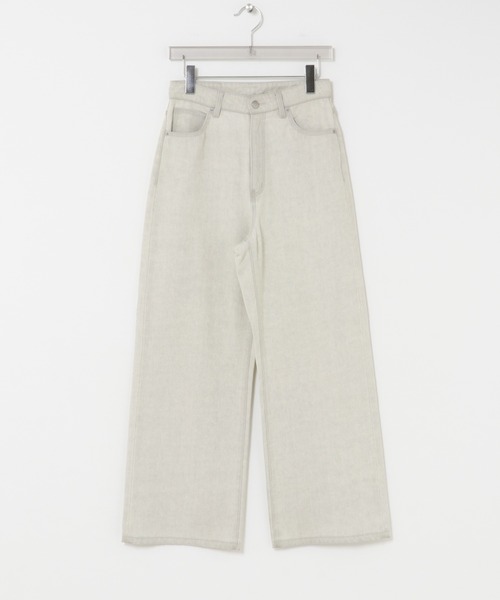 PICCADILLY（ピカデリー）の「『別注』PICCADILLY×URBAN RESEARCH　デニムストレートパンツ（その他パンツ・レディース・ライトインディゴブルー/グレー系その他・40/38/36）」の8枚目の写真
