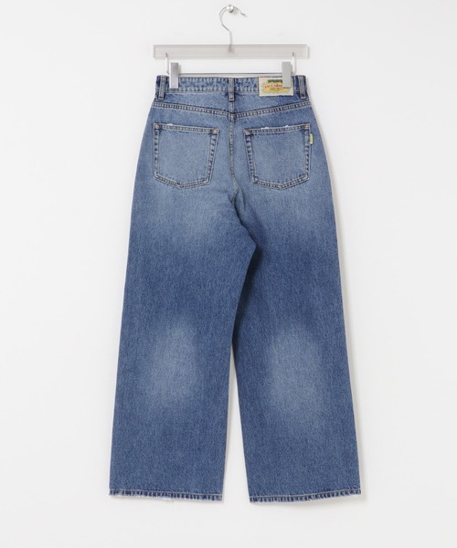 PICCADILLY（ピカデリー）の「『別注』PICCADILLY×URBAN RESEARCH　デニムストレートパンツ（その他パンツ・レディース・ライトインディゴブルー/グレー系その他・40/38/36）」の4枚目の写真
