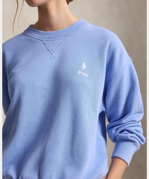 POLO RALPH LAUREN(ポロ ラルフ ローレン)の「フリース ロゴ クルーネック(スウェット・レディース・ブルー・S/M/XS)」の5枚目の写真