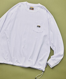FREAK'S STORE for BEACH & FES リラックスフィット ワンポイントロゴ スピンドル ロングスリーブTシャツ