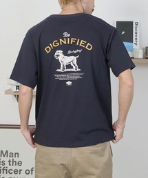 dogイラストプリントTシャツ