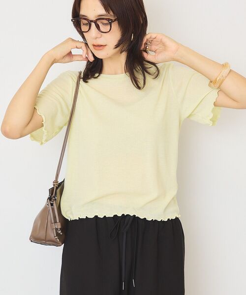 AMERICAN HOLIC(アメリカンホリック)の「【2点セット】配色レイヤードメローTシャツ(Tシャツ/カットソー・レディース・ダークネイビー/パープル/アイボリー・M/L)」の21枚目の写真