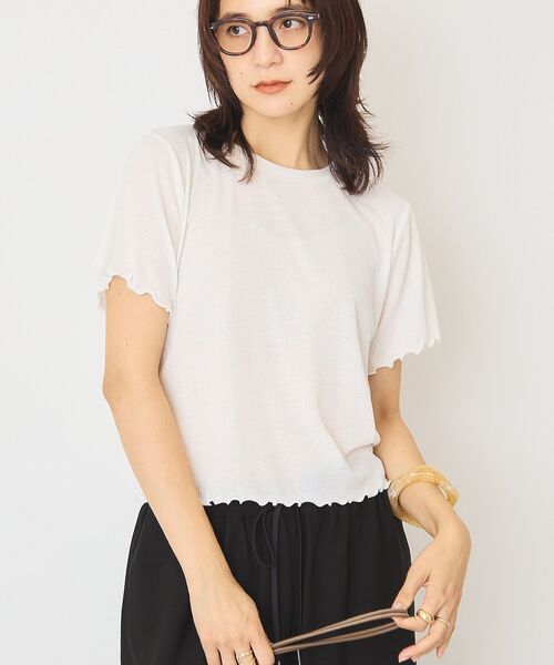 AMERICAN HOLIC(アメリカンホリック)の「【2点セット】配色レイヤードメローTシャツ(Tシャツ/カットソー・レディース・ダークネイビー/パープル/アイボリー・M/L)」の22枚目の写真