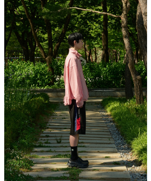 ORDINARY PEOPLE（オーディナリーピープル）の「RE : Shape Memory Wire Shirt [RED]（シャツ/ブラウス・メンズ・その他・FREE）」の2枚目の写真